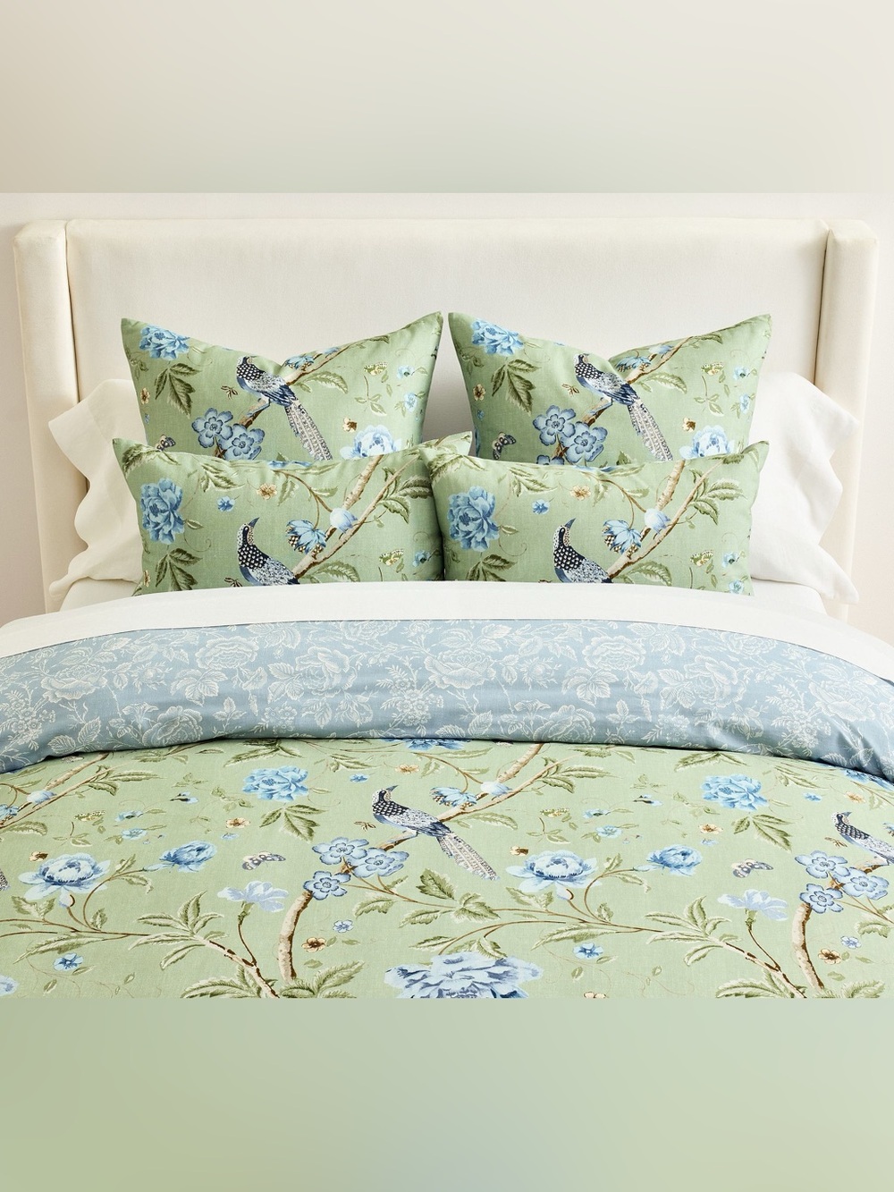 Pottery Barn x Kravet Meadowlark Full/Queen Reversible Duvet Cover NWOT